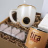 Veel Liefs cadeaupakket met Tiramisu chocofondue, mok en waxinelichtjes Veel Liefs cadeaupakket met Tiramisu chocofondue, mok en waxinelichtjes