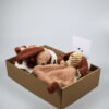 Baby cadeaupakket Diego hond – Jollein speendoekje & wagenhanger