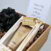 Cadeaupakket collega – douchegel, stressbal en spons cadeau