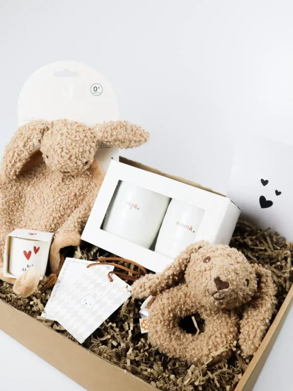 Kraamcadeaupakket Bunny Riverside – Voor baby & ouders - Jollein & Zusss