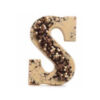 Chocoladeletter Sinterklaas – Crunchy cookie karamel wit