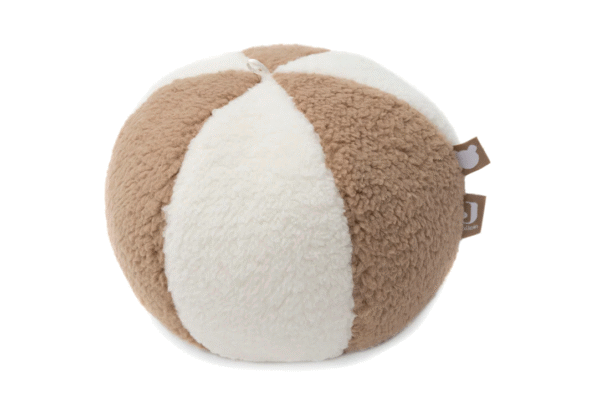 Jollein stoffen speelbal - Ivory/Biscuit Jollein stoffen speelbal - Ivory/Biscuit