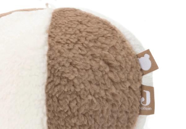 Jollein stoffen speelbal - Ivory/Biscuit Jollein stoffen speelbal - Ivory/Biscuit