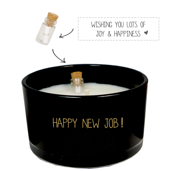 Flessenpost Kaars – Happy new job! - Warm Cashmere Flessenpost Kaars – Happy new job! - Warm Cashmere