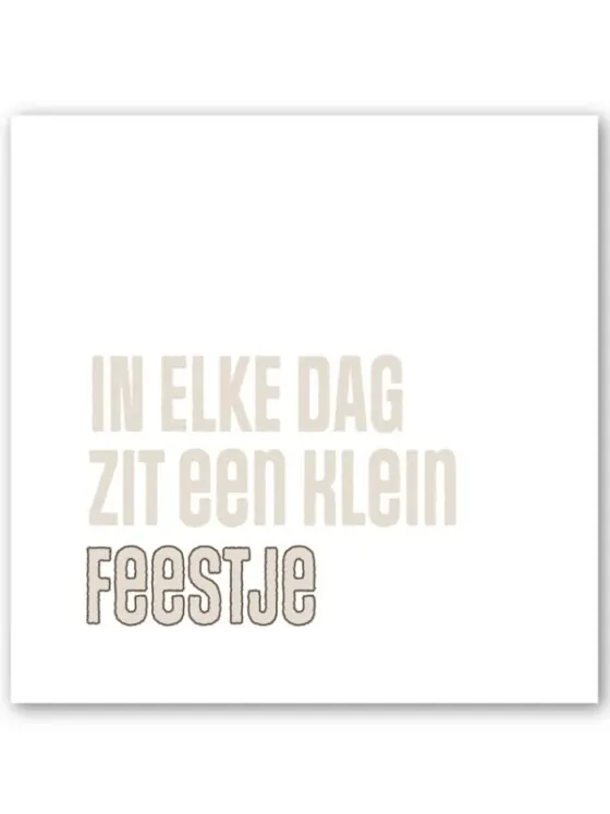 Tegeltje Forex - In elke dag zit een feestje Tegeltje Forex - In elke dag zit een feestje
