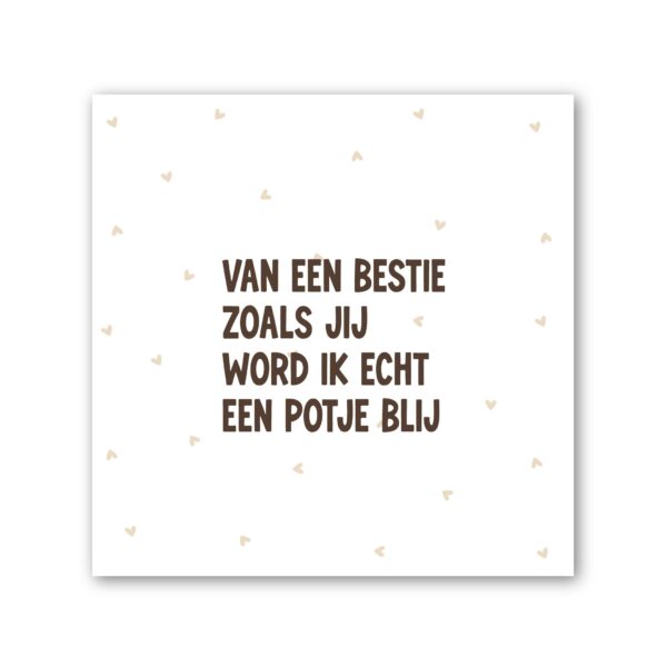 Tegeltje Bestie zoals jij – Vriendinnen cadeau op Forex