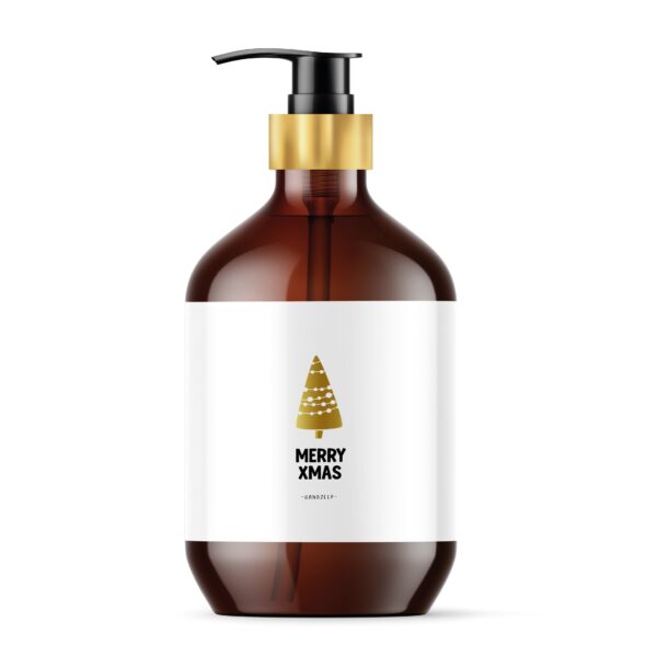 Handzeep Merry Xmas – Kerstzeep met goudfolie label Handzeep Merry Xmas – Kerstzeep met goudfolie label
