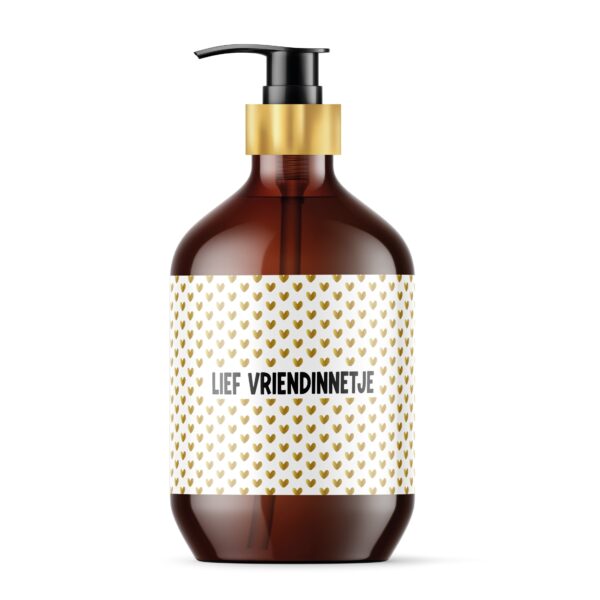 handzeep | Lief vriendinnetje | Goudfolie handzeep | Lief vriendinnetje | Goudfolie