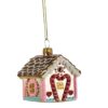 Kerstbal Huisje – Glazen Ornament Roze van Kolony Kerstbal Huisje – Glazen Ornament Roze van Kolony