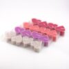 Waxinelichtje hart – set van 4 beige