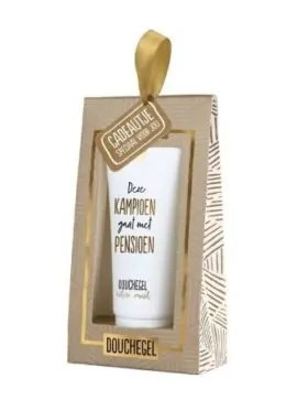Douchegel Pensioen Cadeau – Deze Kampioen Gaat Met Pensioen