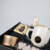 Kerst cadeaupakket met chocofondue, mok, kaars en chocolade