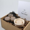 Cadeaupakket sterkte – waxinelichthouder & kaarsjes in zakje Cadeaupakket sterkte – waxinelichthouder & kaarsjes in zakje
