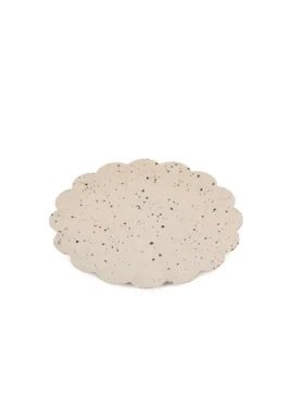 Metalen schaaltje dots - Zand