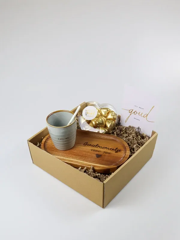 Cadeaupakket Jij bent goud waard – Origineel en stijlvol geschenk met Zusss