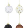 Doosje met 4 Zusss kerstballen – Luxe glazen kerstballen in geschenkverpakking