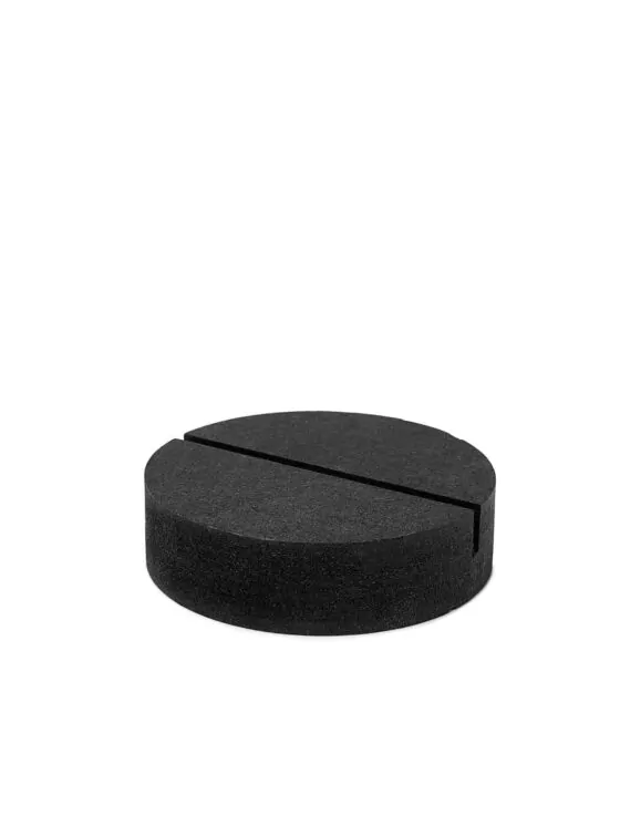 Kaartenhouder rond - zwart hout – Zoedt