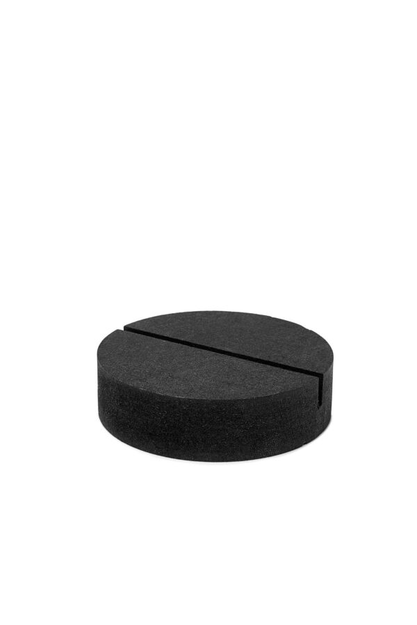 Kaartenhouder rond - zwart hout – Zoedt