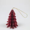 Kerstboom papier hangdecoratie – Rood Kerstboom papier hangdecoratie – Rood