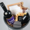 Cadeaupakket Borrel Emmer – Met Wijn, Tegeltje & Kaars in Glas