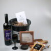 Cadeaupakket Borrel Emmer – Met Wijn, Tegeltje & Kaars in Glas