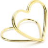 Kaartenhouder goud hartvormig – Elegante tafel decoratie