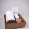 Cadeaupakket Happy Birthday – met Kaarsenzand, Sojakaars & Lucifers