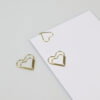 Paperclips gouden hartvorm – Set van 3 stuks Paperclips gouden hartvorm – Set van 3 stuks