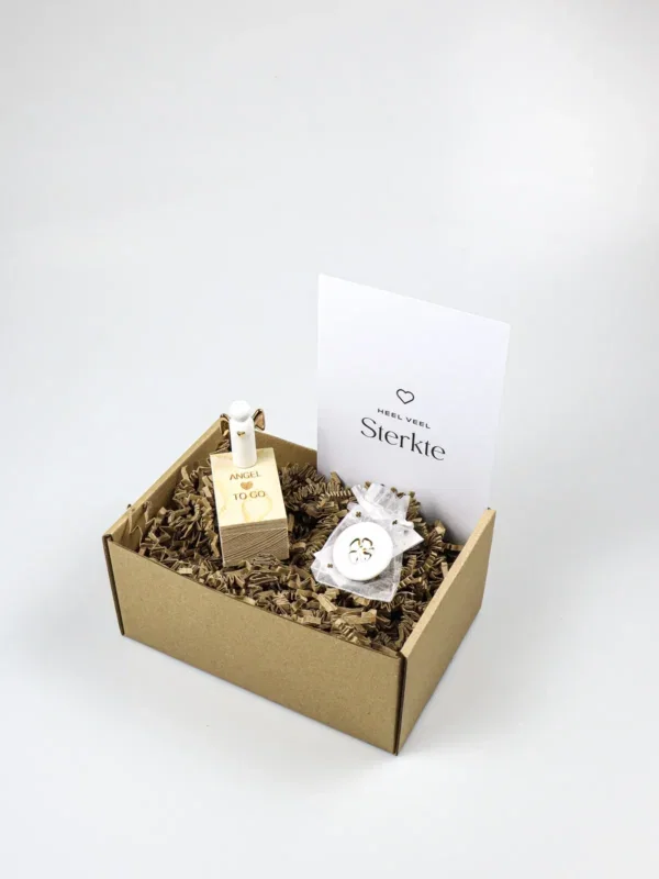 Cadeaupakket Sterkte – Räder Engel to Go & Geluksmunt Klavertje Vier Cadeaupakket Sterkte – Räder Engel to Go & Geluksmunt Klavertje Vier