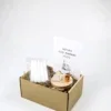 Cadeaupakket nieuw huis – Räder kandelaar huisje en 5 kaarsjes