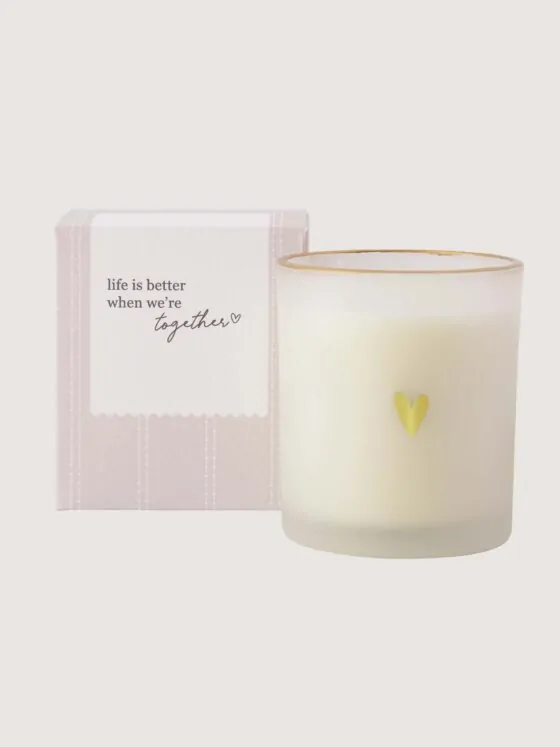Zusss geurkaars glas in doosje - Life is better when we’re together