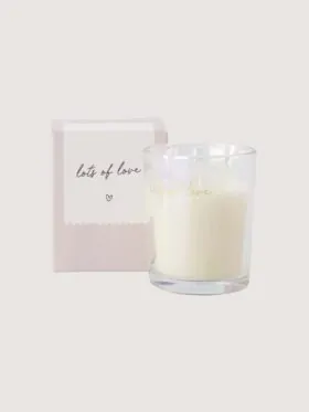 Zusss geurkaars glas in doosje - Lot's of love