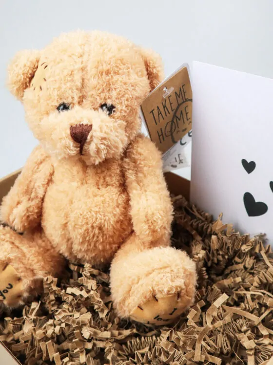 Knuffelbeer cadeaupakket – Lief en zacht gebaar om te geven