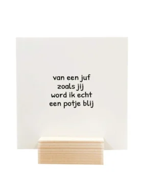 Quote blockie | Juf