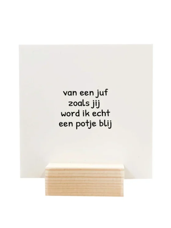 Quote blockie | Juf