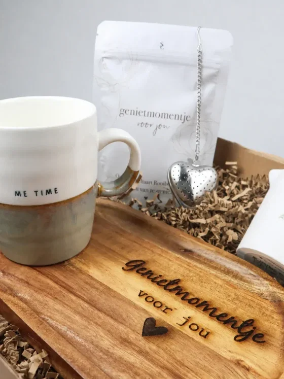 Geniet momentje cadeaupakket – Ontspannen met thee & Me Time