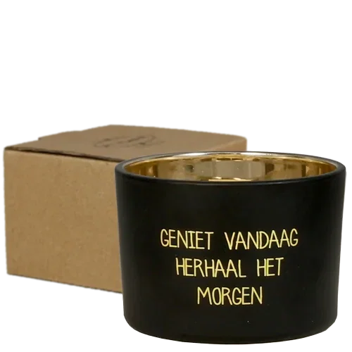 sojakaars geniet vandaag herhaal het morgen