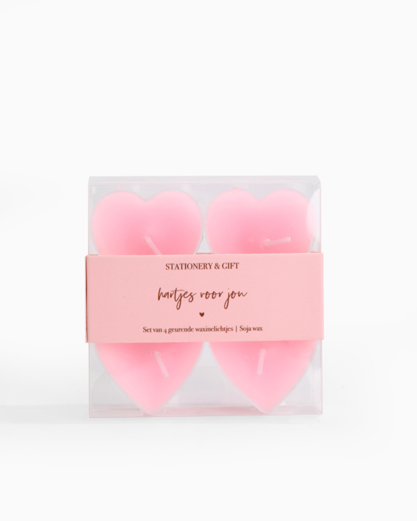 waxinehartjes waxinelichtjes hart roze waxinehartjes waxinelichtjes hart roze