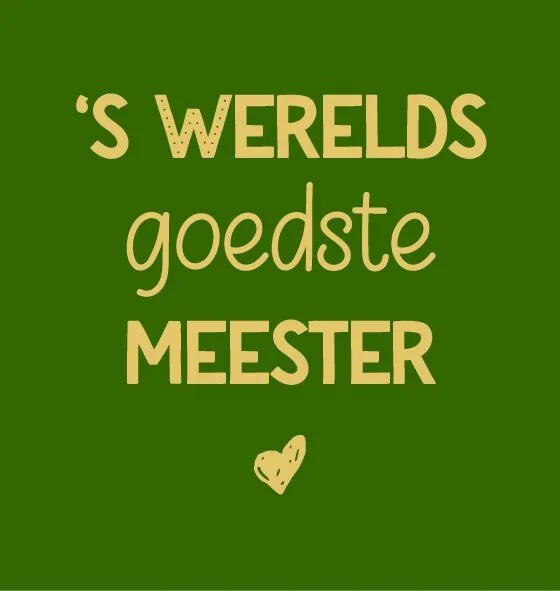 magneet tegeltje meester