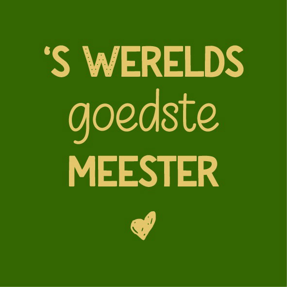 magneet tegeltje meester