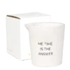Massagekaars Me time is the answer - Lavender Fields