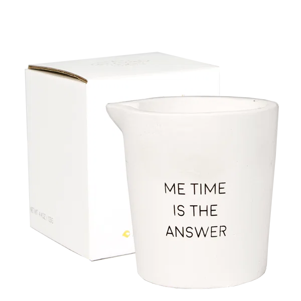 Massagekaars Me time is the answer - Lavender Fields