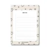 notitieblok beige hartjes notitieblok beige hartjes A6