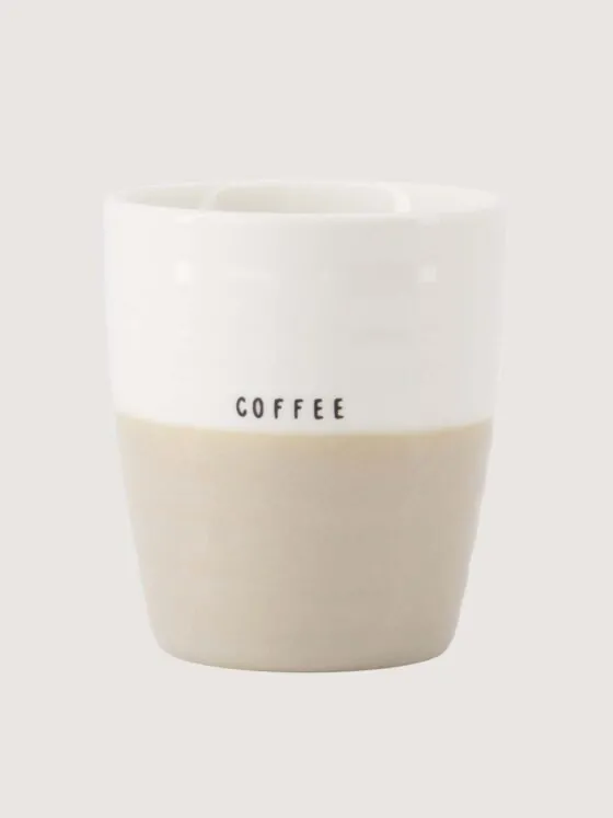 Zusss koffiemok Coffee - Wit/Zand