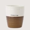 Zusss koffiemok Genieten - Wit/Bruin0703-0044-7177 Zusss koffiemok Genieten - Wit/Bruin