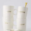 Zusss theemok Tea - Wit/Goud Zusss theemok Tea - Wit/Goud