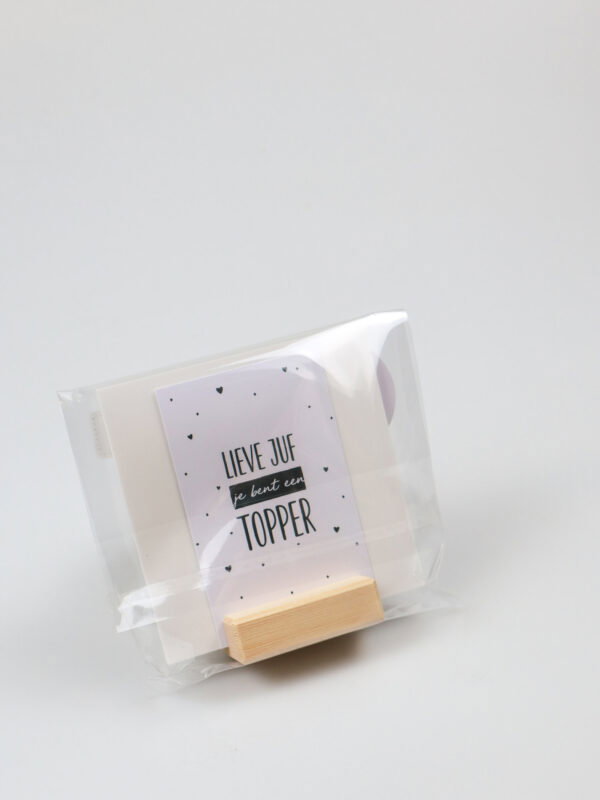 Blockie juf cadeaus-3 Quote blockie juf cadeau - Van een juf zoals jij word ik blij