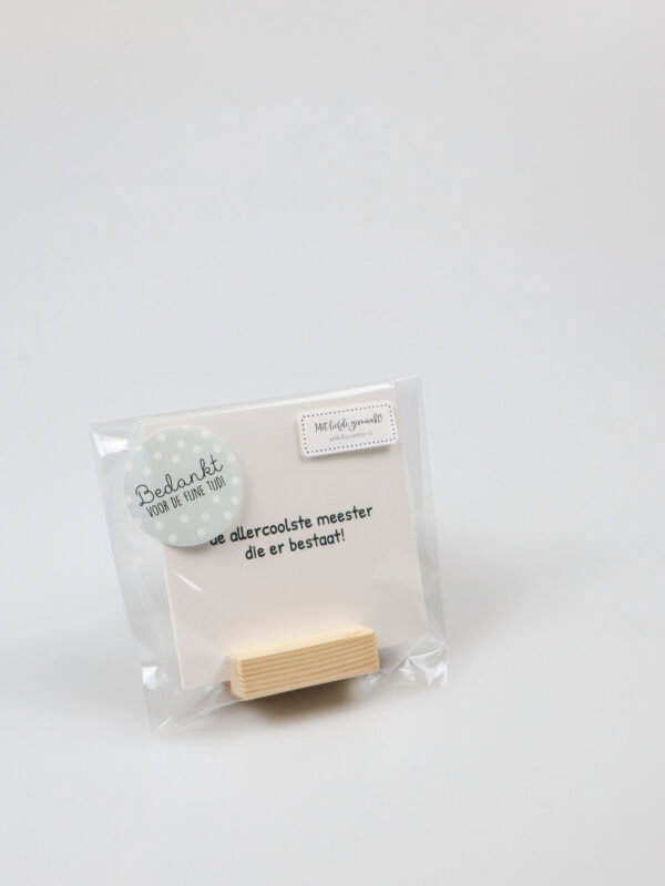Blockie meester cadeaus-2 Quote blockie meester cadeau - De allercoolste meester