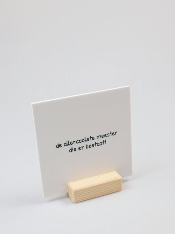 Blockie meester cadeaus-5 Quote blockie meester cadeau - De allercoolste meester