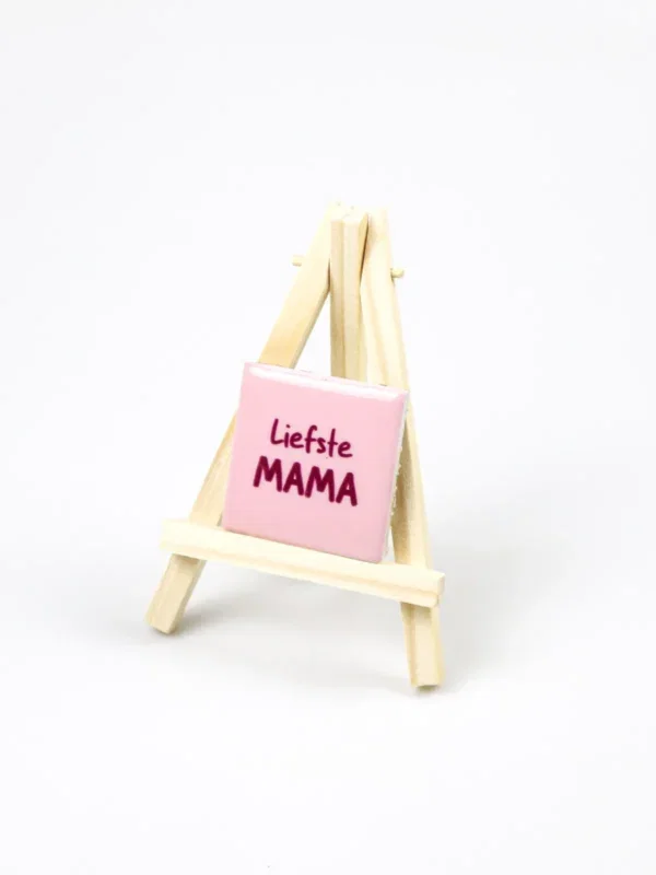 Magneet tegeltje - Liefste mama (Excl. houten ezel) Magneet tegeltje - Liefste mama (Excl. houten ezel)